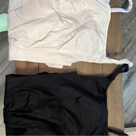 BLANQI Everyday White AND Black Maternity Support Tanks - Picture 1 of 2